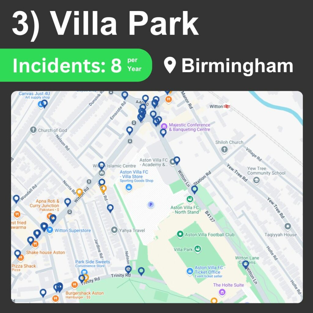 Villa Park incidents