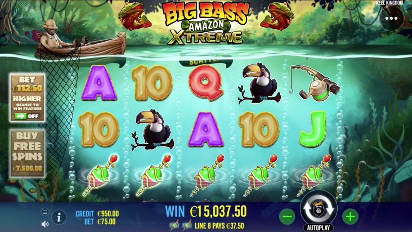 Play Big Bass Amazon Xtreme at Ivy Casino! Discover its exciting features and learn more about the games icons and symbols.