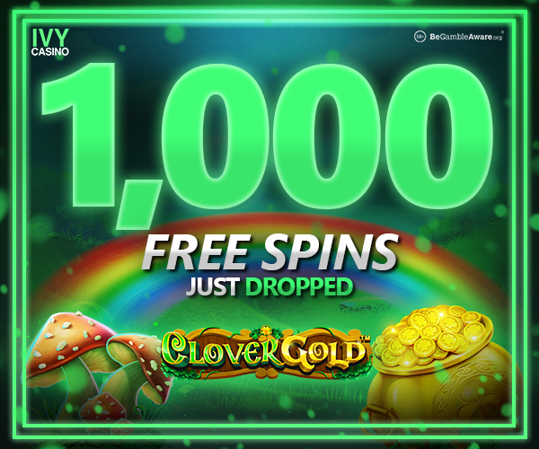 1000 Mystery Spins on Clover Gold. 120 Players Get 5 or 25 Free Spins Each!