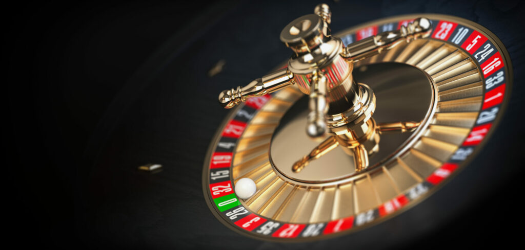 Roulette wheel.